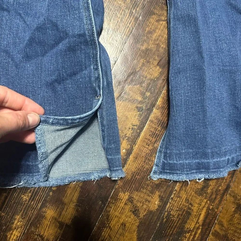 Kancan flared trendy normcore stretchy 3/25 jeans - Picture 2 of 8